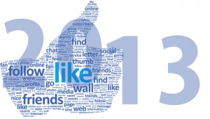 Cambios en Facebook y Twitter durante 2013.