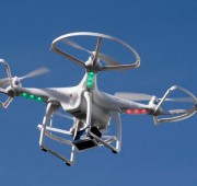 Drone graba manifestación de apoyo a Ayotzinapa