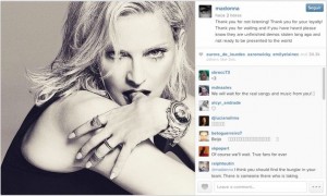 Filtran nuevo disco de Madonna en Internet.